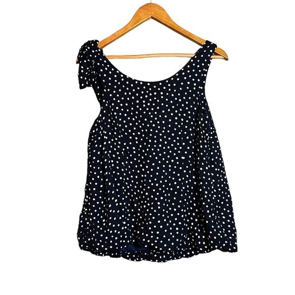 3 for $30 Forever 21 navy polka dot tank top - Picture 6 of 6